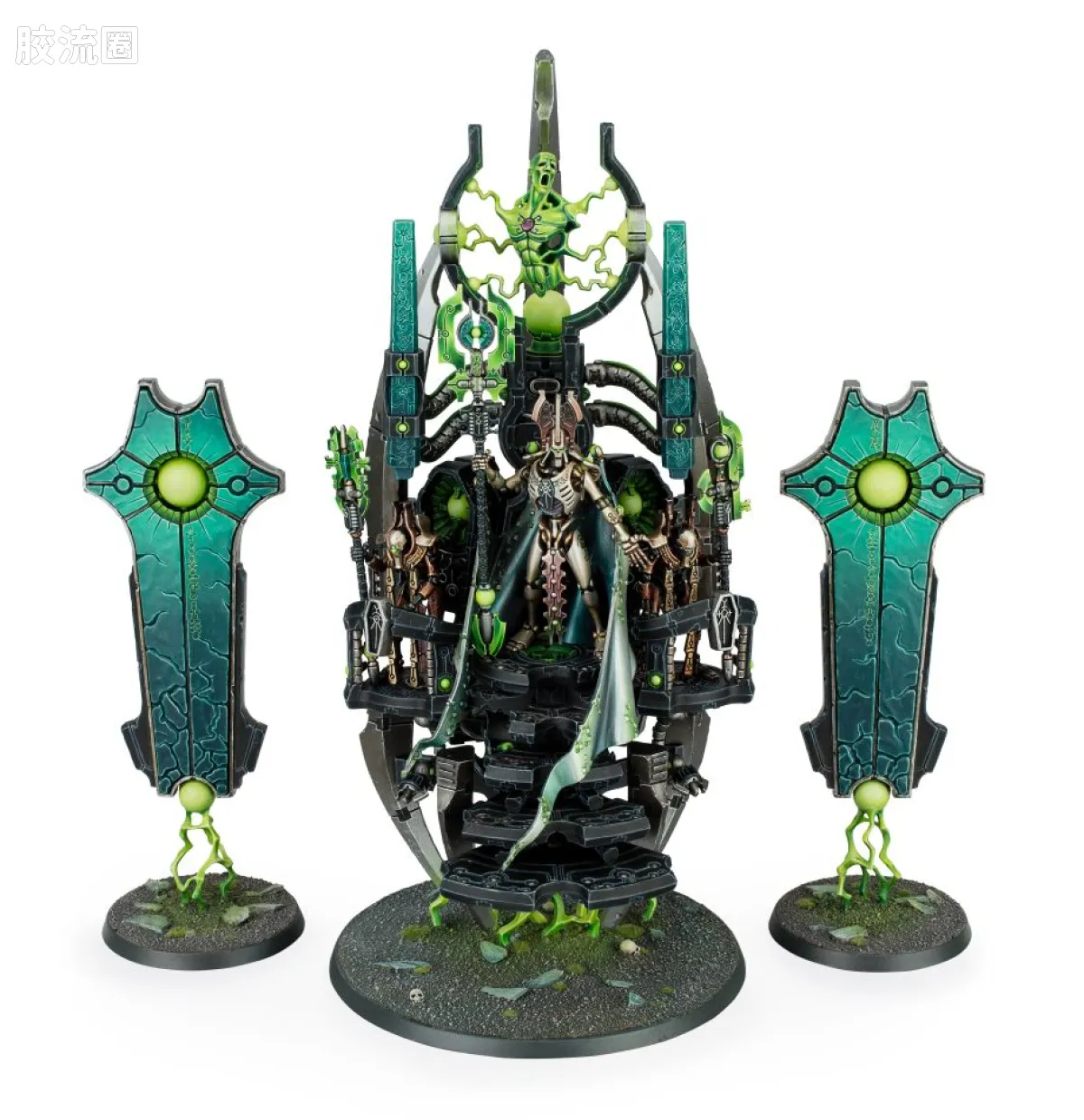 战锤40K Necron 太空死灵 9版 萨雷赫 沉默之王 - 图片