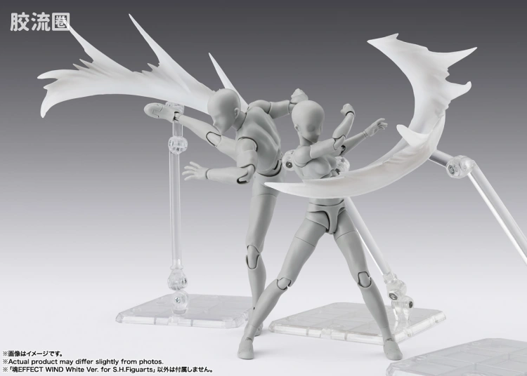 魂EFFECT 普通版 旋风特效件 白色Ver. for S.H.Figuarts - 图片