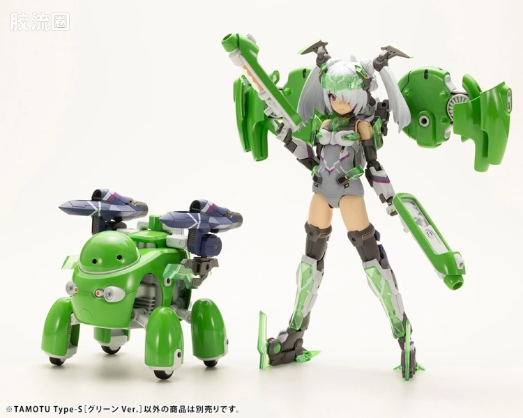 寿屋综合拼装模型系列 MARUTTOYS TAMOTU Type-S[绿色Ver.] - 图片