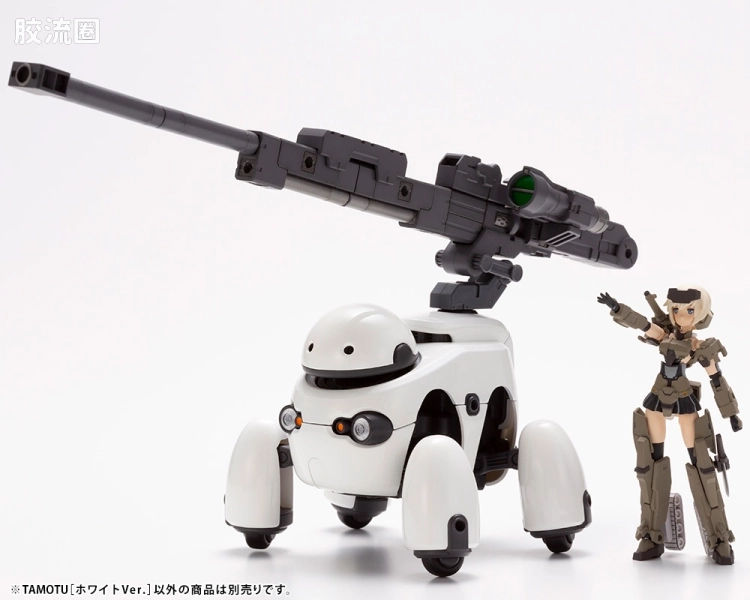寿屋综合拼装模型系列 MARUTTOYS TAMOTU[白色Ver.] - 图片