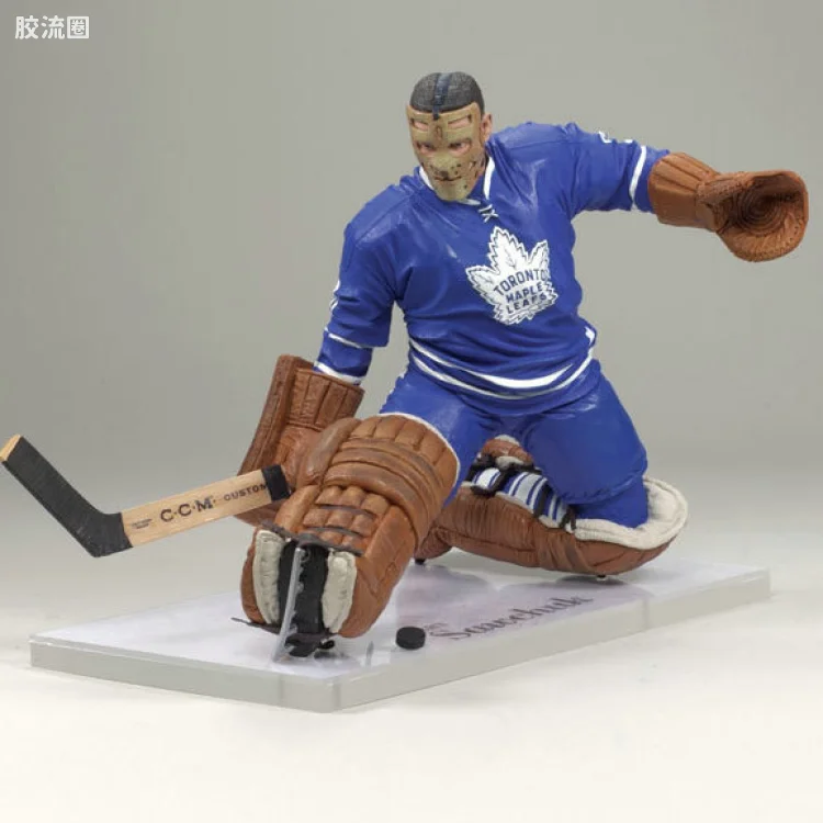 麦克法兰NHL冰球系列玩具 传奇系列第8代 TERRY SAWCHUK (MAPLE LEAFS)
