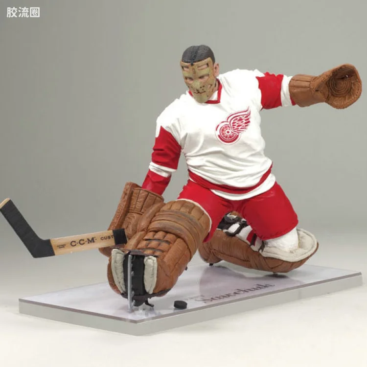 麦克法兰NHL冰球系列玩具 传奇系列第8代 TERRY SAWCHUK (RED WINGS)