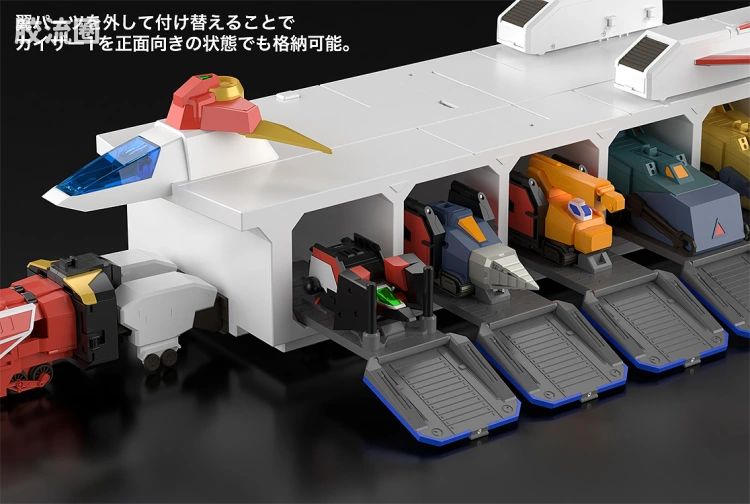 GOOD SMILE ARMS/GSC机甲成品系列 THE合体 <勇者特急> 凯撒运输车 - 图片