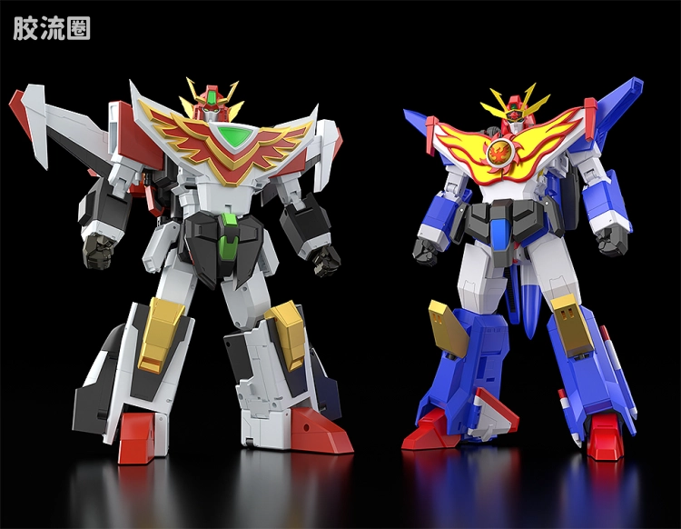 GOOD SMILE ARMS/GSC机甲成品系列 THE合体 <太阳勇者> 喷射机合体 旋风雷鸟号 - 图片