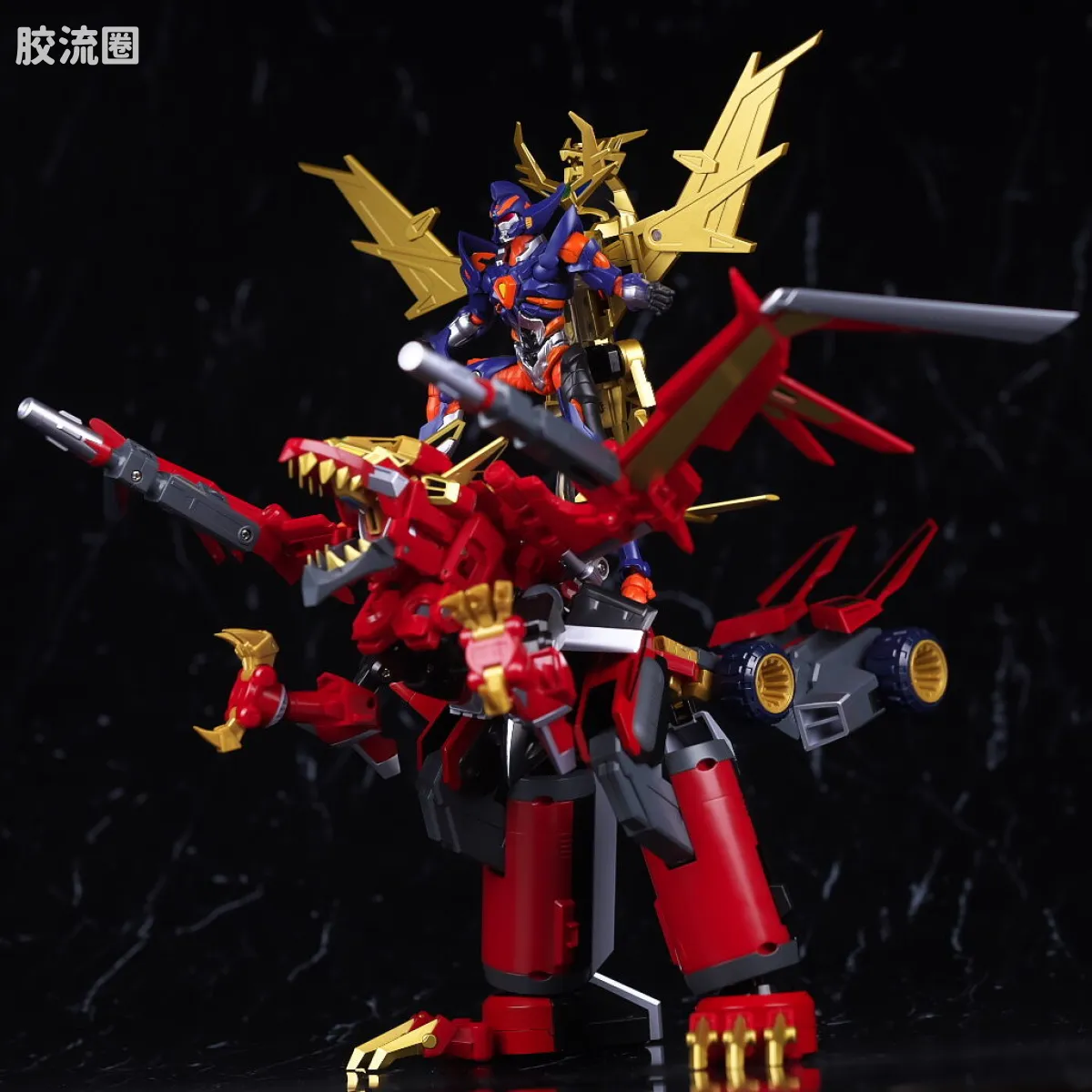 GOOD SMILE ARMS/GSC机甲成品系列 THE合体 <古立特宇宙> DYNAZENON・UNIVERSE合体套装 - 图片