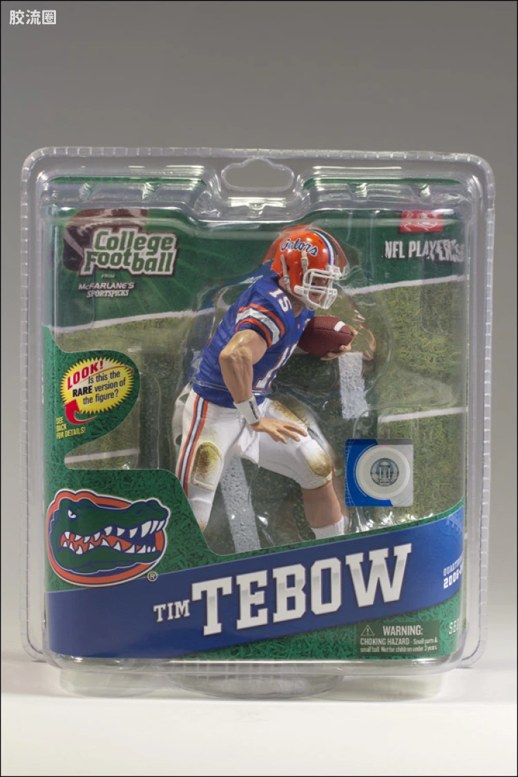 麦克法兰NFL美式足球系列玩具 COLLEGE第4代 TIM TEBOW
