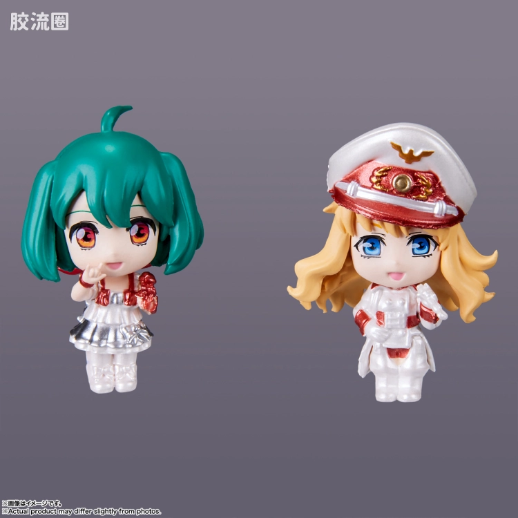 TINY SESSION 限定版 VF-25F 弥赛亚女武神(早乙女阿尔特机) with 雪莉露·诺姆&兰花·李 -金属配色版- - 图片