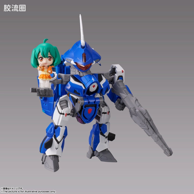 TINY SESSION 普通版 TINY SESSION系列 VF-25G 弥赛亚瓦尔基里(米歇尔機) with 兰花 - 图片