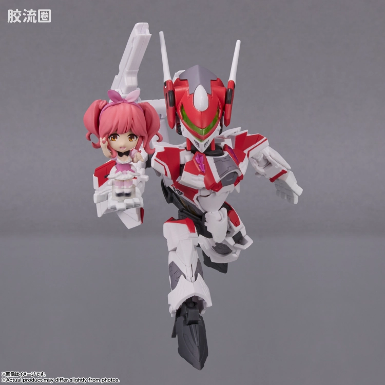 TINY SESSION 普通版 VF-31C 齐格飞(米拉吉·法莉娜·吉纳斯机) with 玛基娜·中岛 - 图片