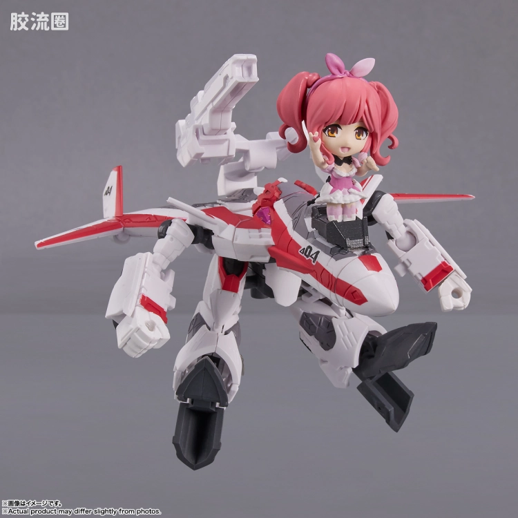 TINY SESSION 普通版 VF-31C 齐格飞(米拉吉·法莉娜·吉纳斯机) with 玛基娜·中岛 - 图片