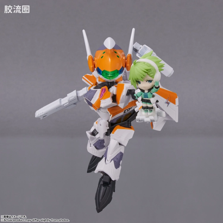 TINY SESSION 普通版 VF-31E 齐格飞(查克·马斯坦格机) with 蕾娜·普劳拉 - 图片