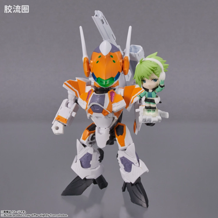 TINY SESSION 普通版 VF-31E 齐格飞(查克·马斯坦格机) with 蕾娜·普劳拉 - 图片