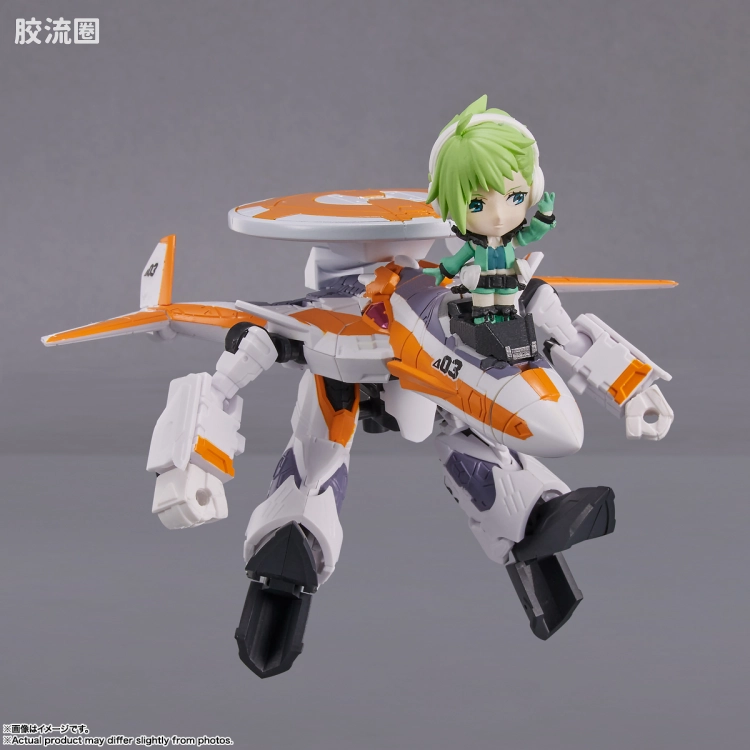 TINY SESSION 普通版 VF-31E 齐格飞(查克·马斯坦格机) with 蕾娜·普劳拉 - 图片