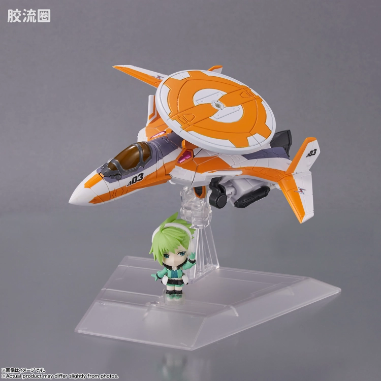 TINY SESSION 普通版 VF-31E 齐格飞(查克·马斯坦格机) with 蕾娜·普劳拉 - 图片