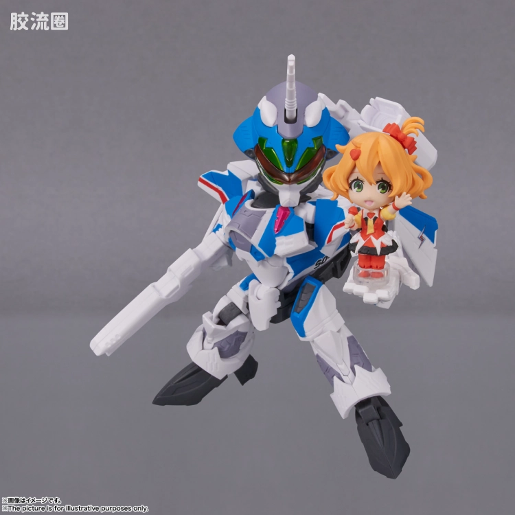 TINY SESSION 普通版 VF-31J 齐格飞(疾风·因梅尔曼机) with 芙蕾雅·薇恩 - 图片