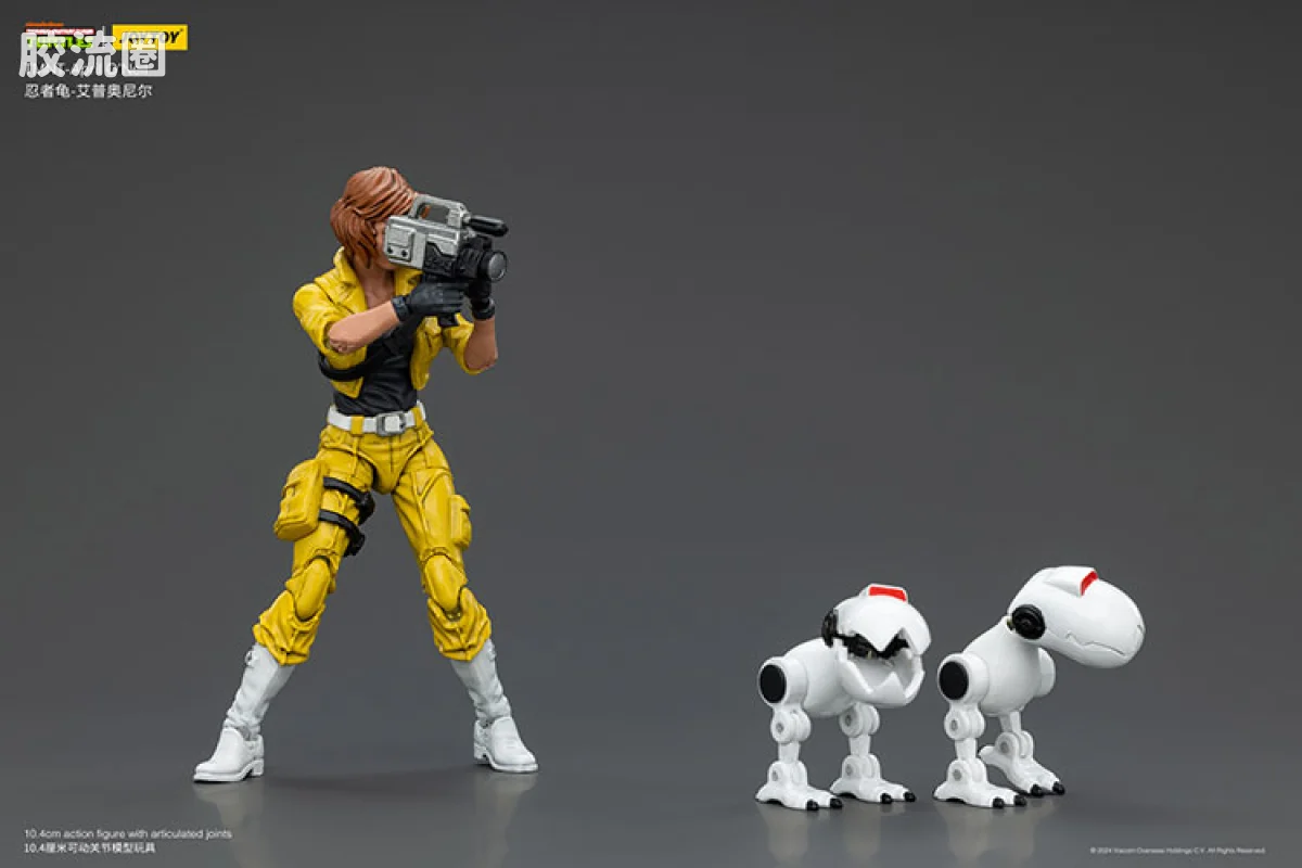 JOYTOY  x 忍者神龟系列 普通版 女记者 艾普奥尼尔 - 图片