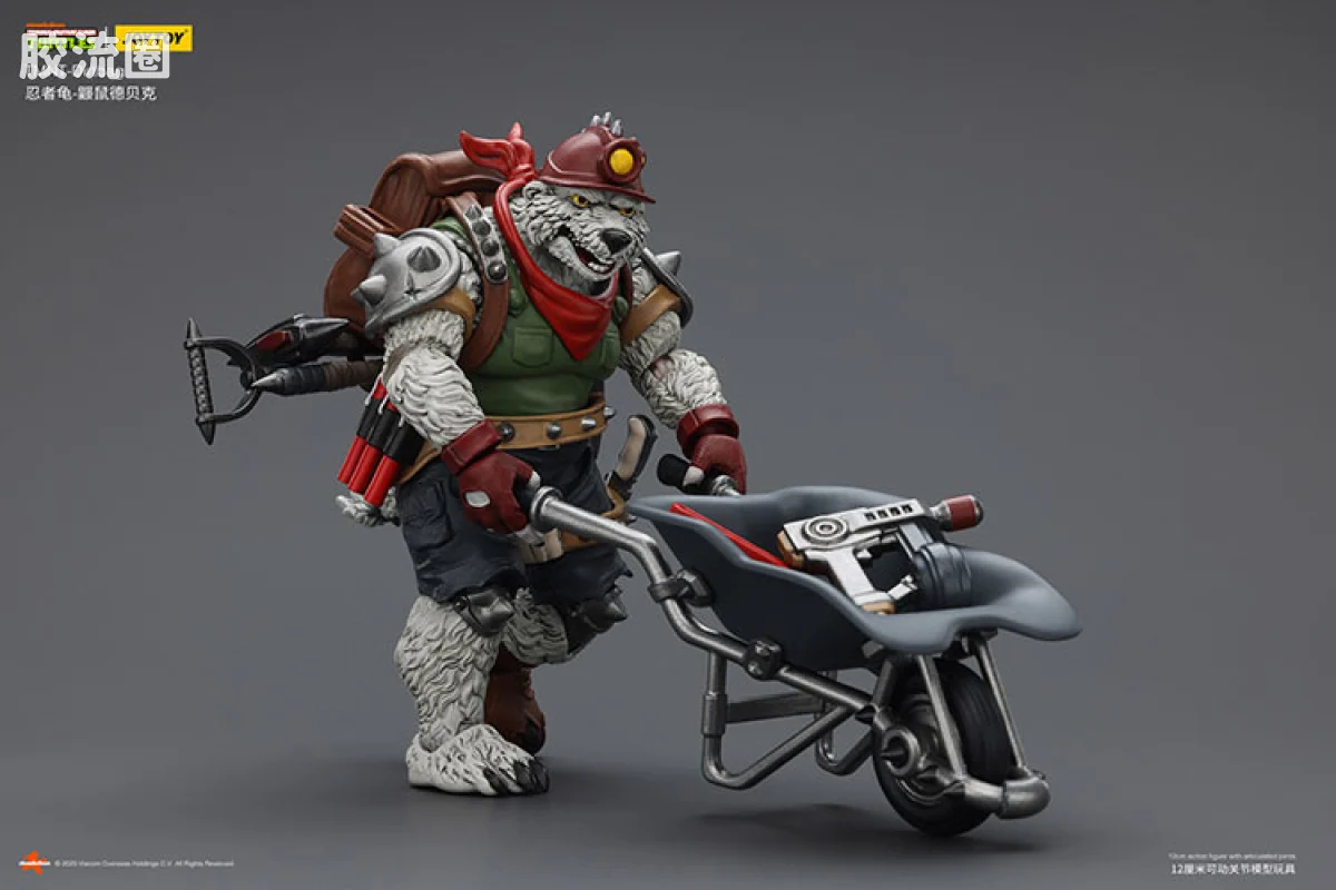 JOYTOY  x 忍者神龟系列 普通版 鼹鼠德贝克 - 图片