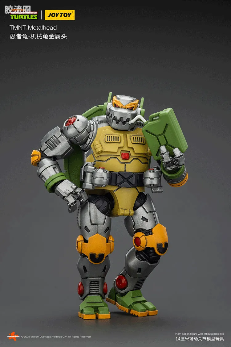 JOYTOY  x 忍者神龟系列 普通版 机械龟 金属头 - 图片