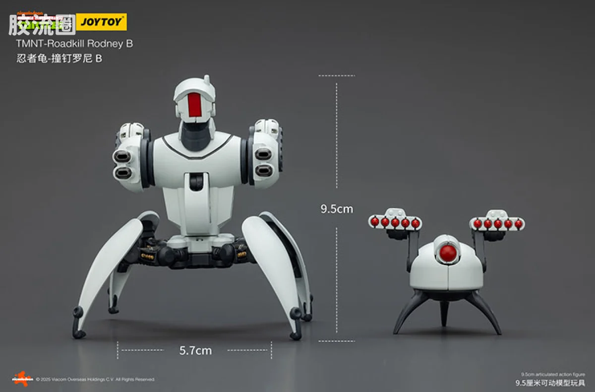 JOYTOY  x 忍者神龟系列 普通版 撞钉罗尼套装（ABC） - 图片