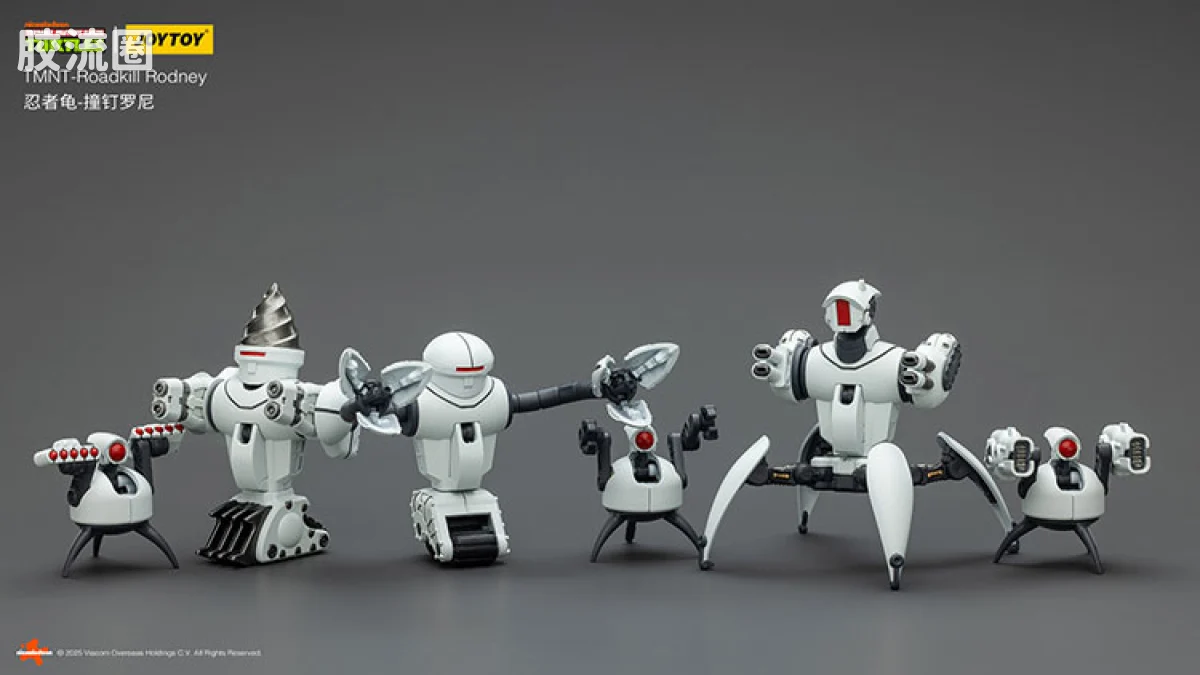 JOYTOY  x 忍者神龟系列 普通版 撞钉罗尼套装（ABC） - 图片