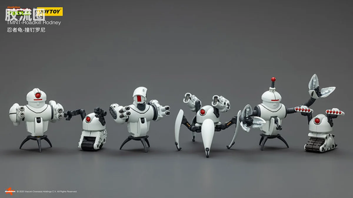 JOYTOY  x 忍者神龟系列 普通版 撞钉罗尼套装（ABC） - 图片
