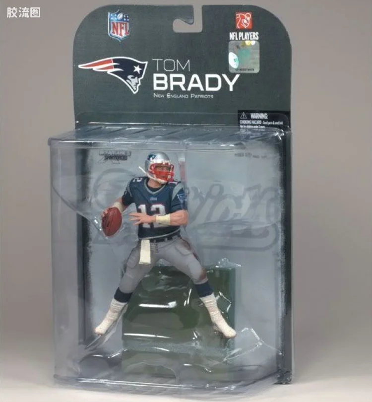 麦克法兰NFL美式足球系列玩具 第18代 TOM BRADY 3