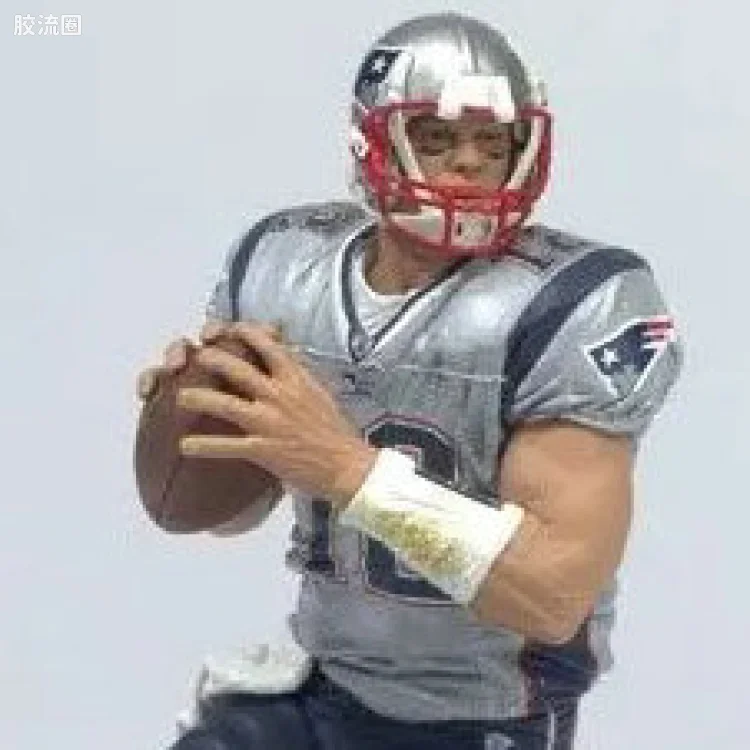 麦克法兰NFL美式足球系列玩具 3寸系列第4代 TOM BRADY