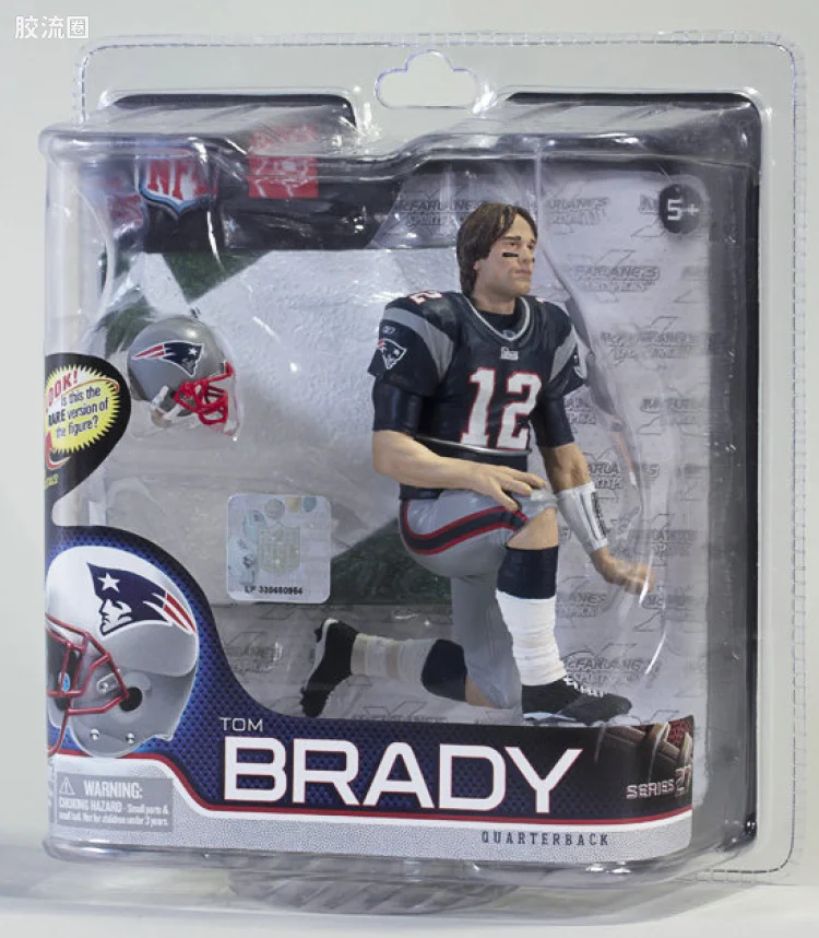 麦克法兰NFL美式足球系列玩具 第27代 TOM BRADY 4