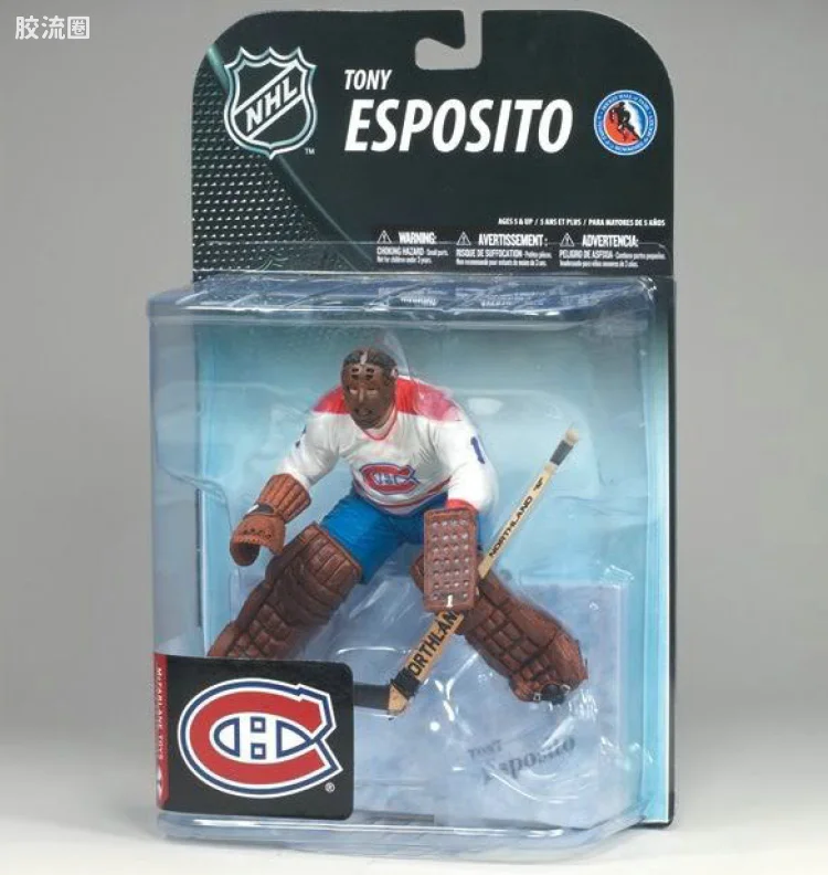 麦克法兰NHL冰球系列玩具 第19代 TONY ESPOSITO