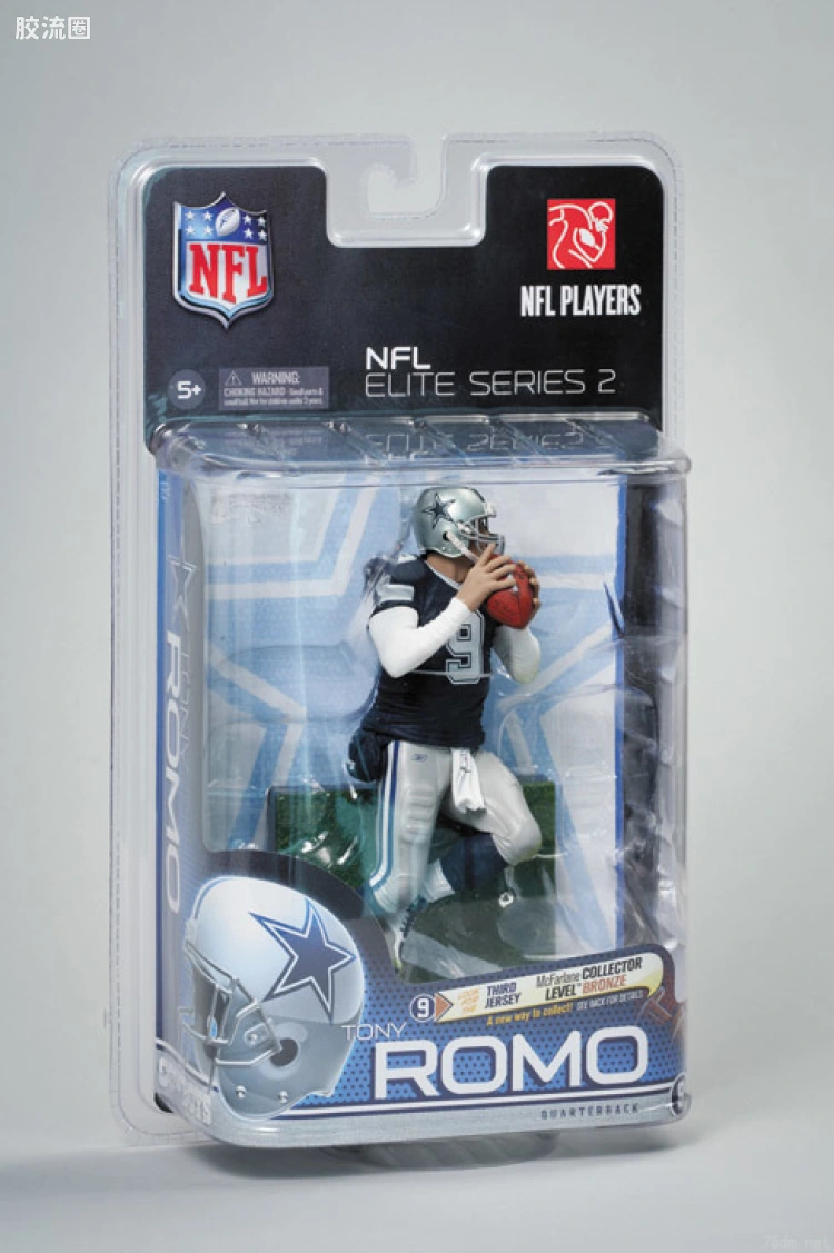 麦克法兰NFL美式足球系列玩具 ELITE第2代 TONY ROMO