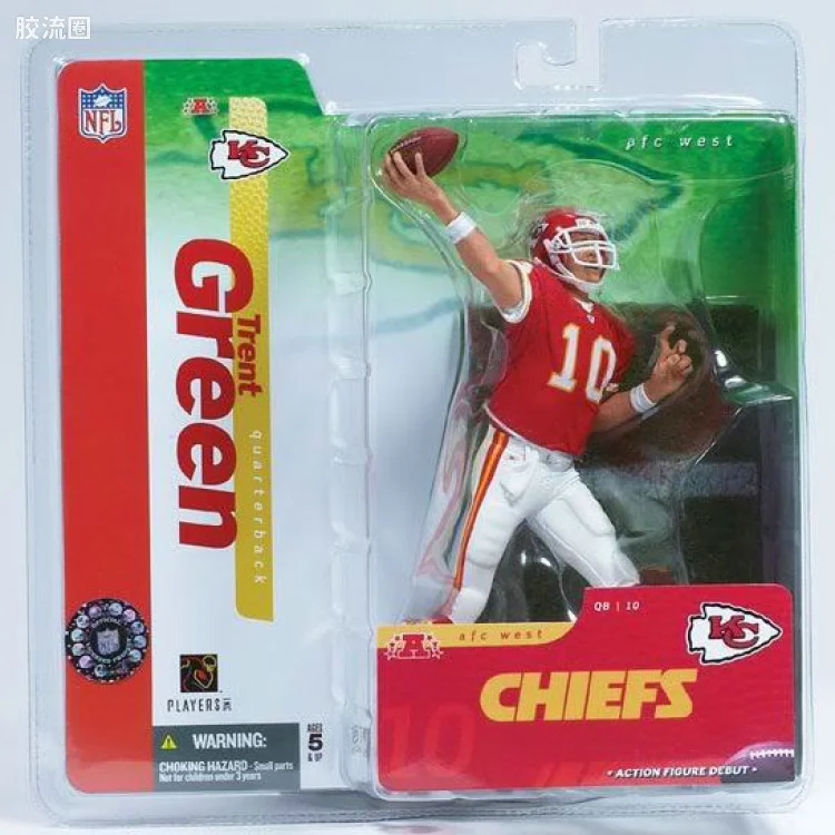 麦克法兰NFL美式足球系列玩具 第10代 TRENT GREEN