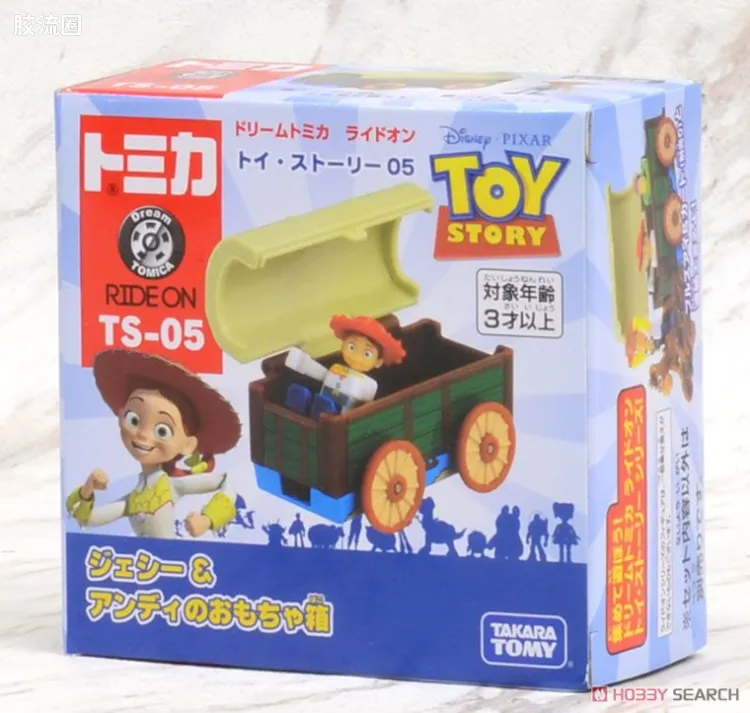 多美卡金属车系列 Dream RIDE ON 玩具总动员 TS-05 杰西和安迪玩具箱