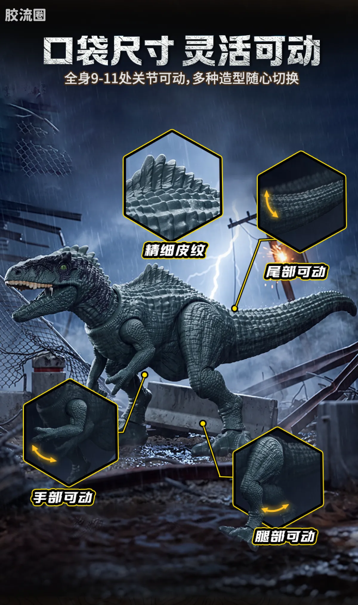 侏罗纪世界 端盒 TS04 - 图片