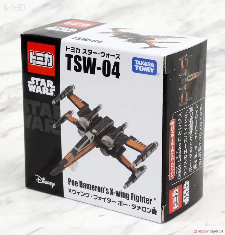 多美卡金属车系列 星球大战 （STAR CAR） TSW-04  X翼战机 波·达默龙专用机