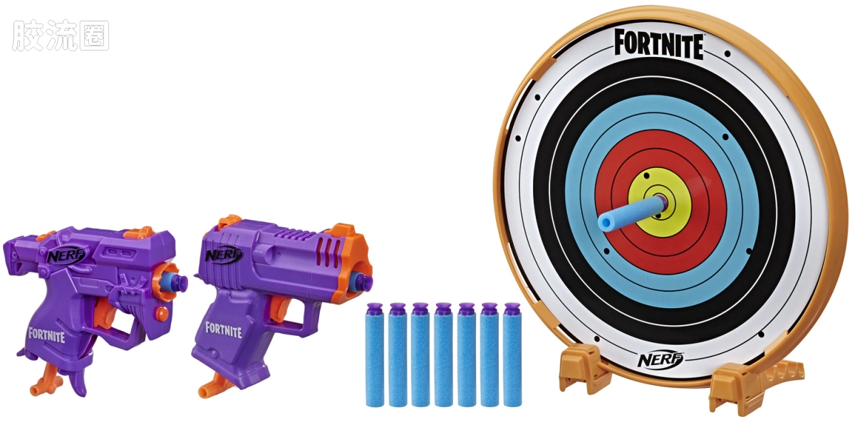 NERF联名发射器 fortnite系列 Targeting Set 堡垒之夜迷你发射器版