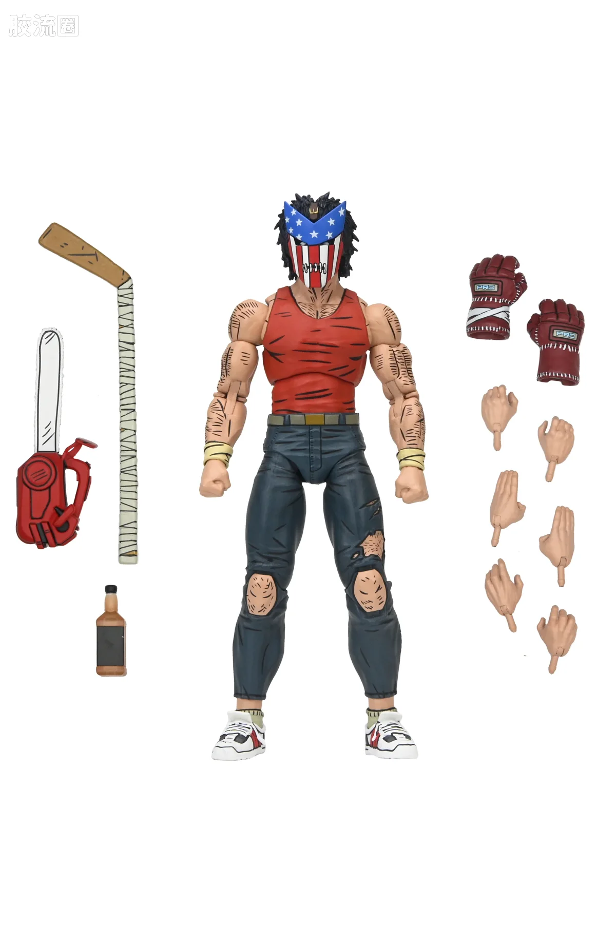 NECA 7寸可动人形系列 动画 忍者神龟系列 忍者神龟限定版可动人偶套装 - 图片