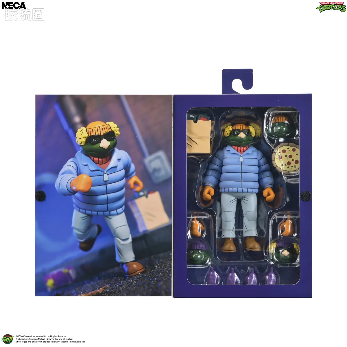 NECA 7寸可动人形系列 动画 忍者神龟系列 伪装 米开朗基罗 - 图片