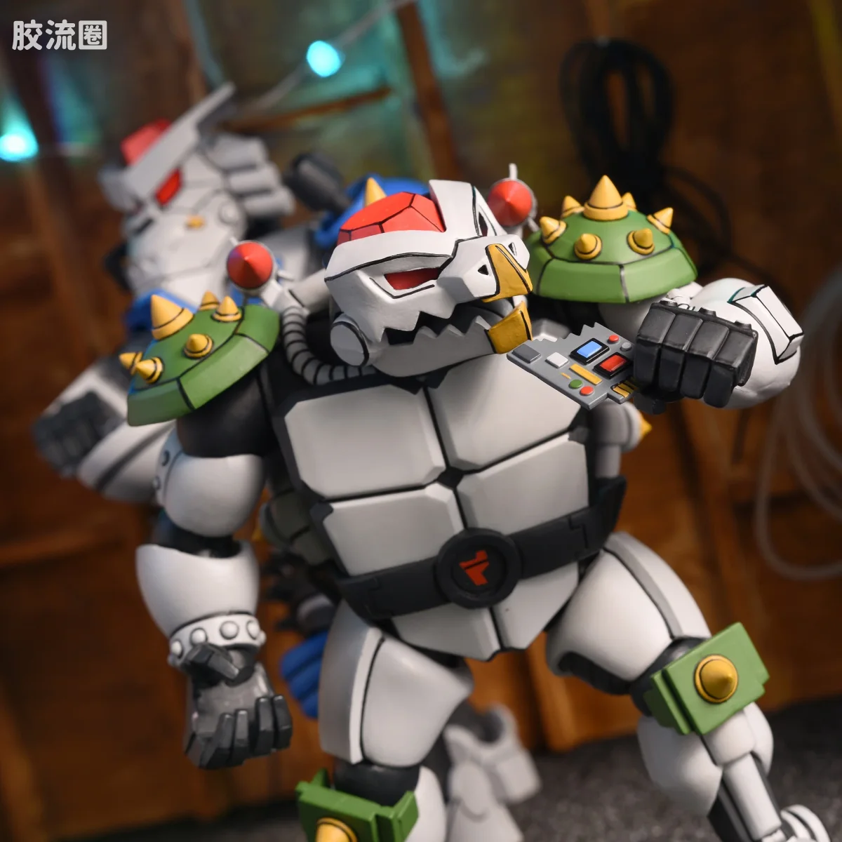NECA 7寸可动人形系列 动画 忍者神龟系列 机械托卡 & 拉扎 - 图片