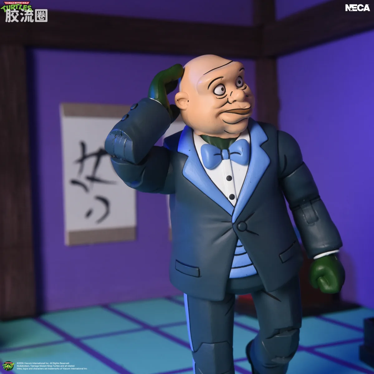 NECA 7寸可动人形系列 动画 忍者神龟系列 燕尾服 莱昂纳多 - 图片