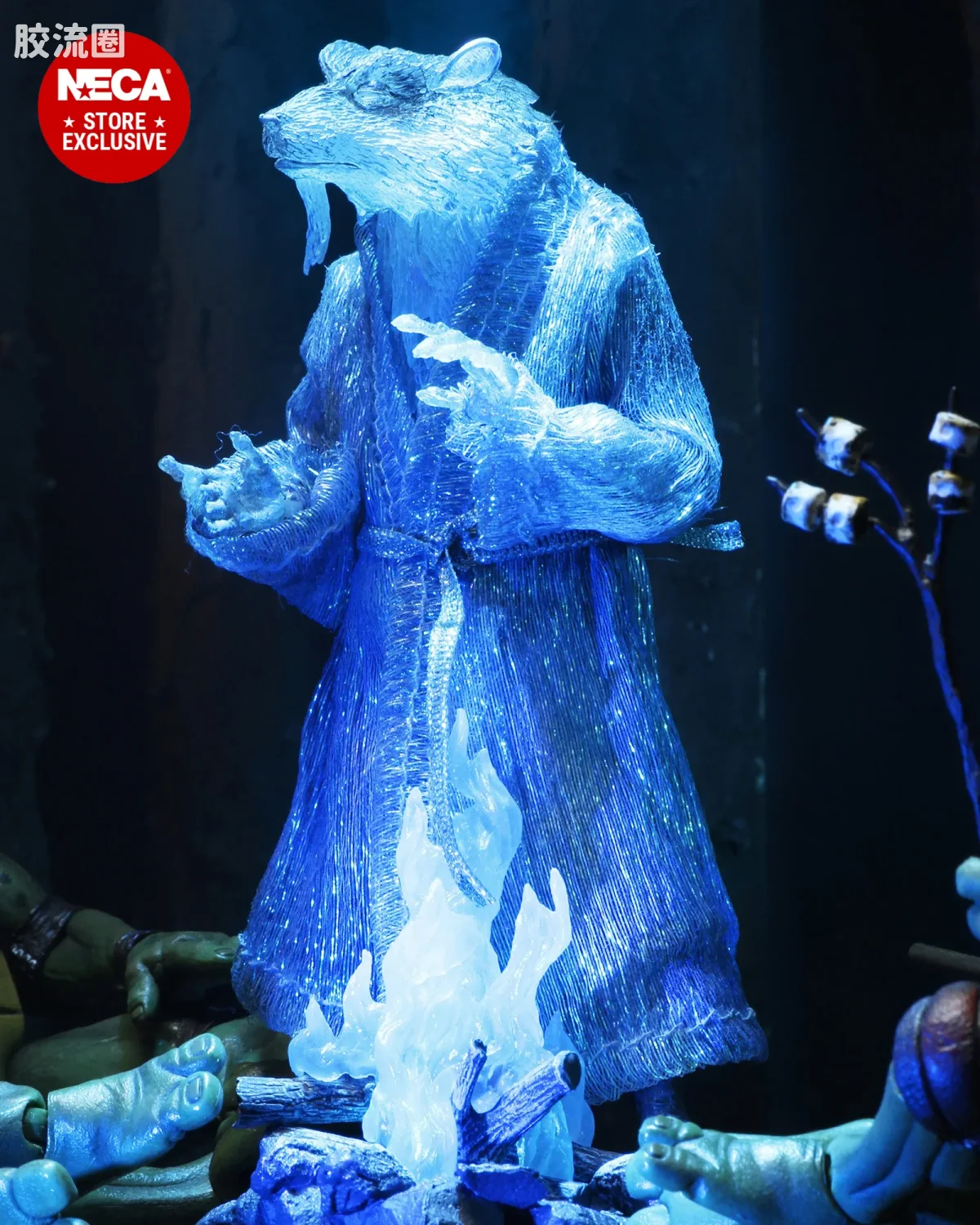 NECA 7寸可动人形系列 忍者神龟 电影版系列 0年电影 35周年纪念 5件套 - 图片