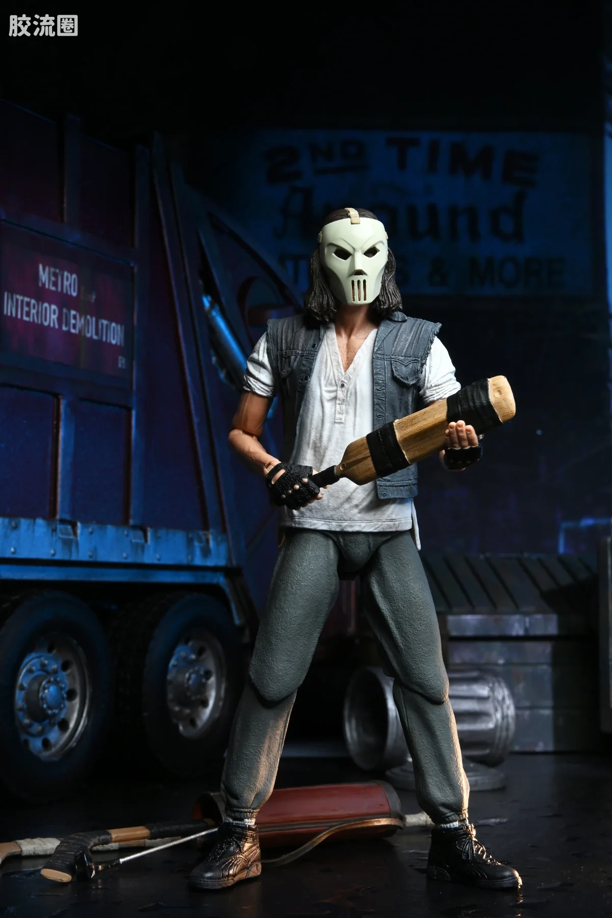 NECA 7寸可动人形系列 忍者神龟 电影版系列 凯西·琼斯(露面版)  - 图片