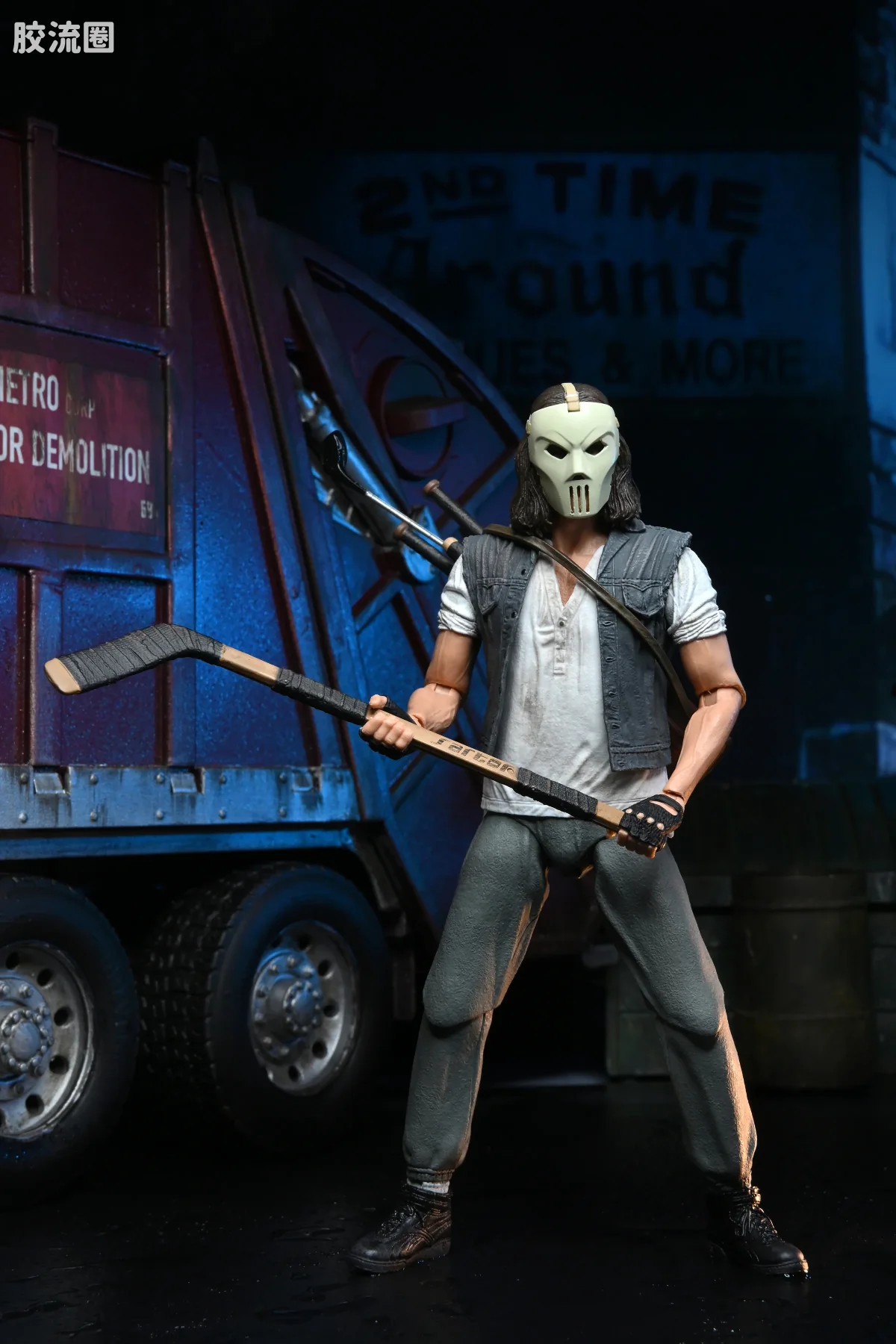 NECA 7寸可动人形系列 忍者神龟 电影版系列 凯西·琼斯(露面版)  - 图片