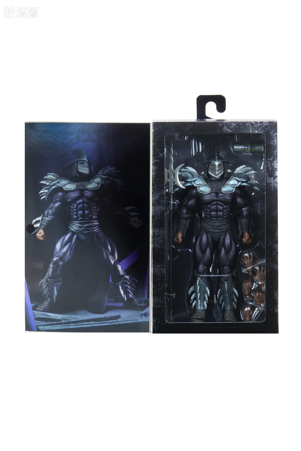 NECA 7寸可动人形系列 忍者神龟 电影版系列 90年电影 忍者神龟2 超级施莱德(影子大师)  - 图片