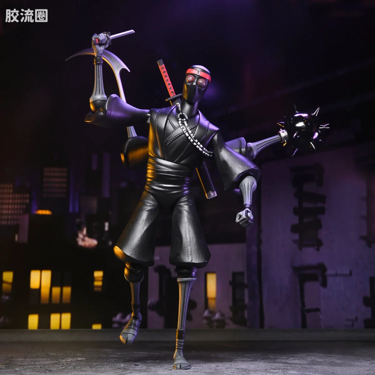 NECA 7寸可动人形系列 动画 忍者神龟系列 大脚兵 2只装 - 图片