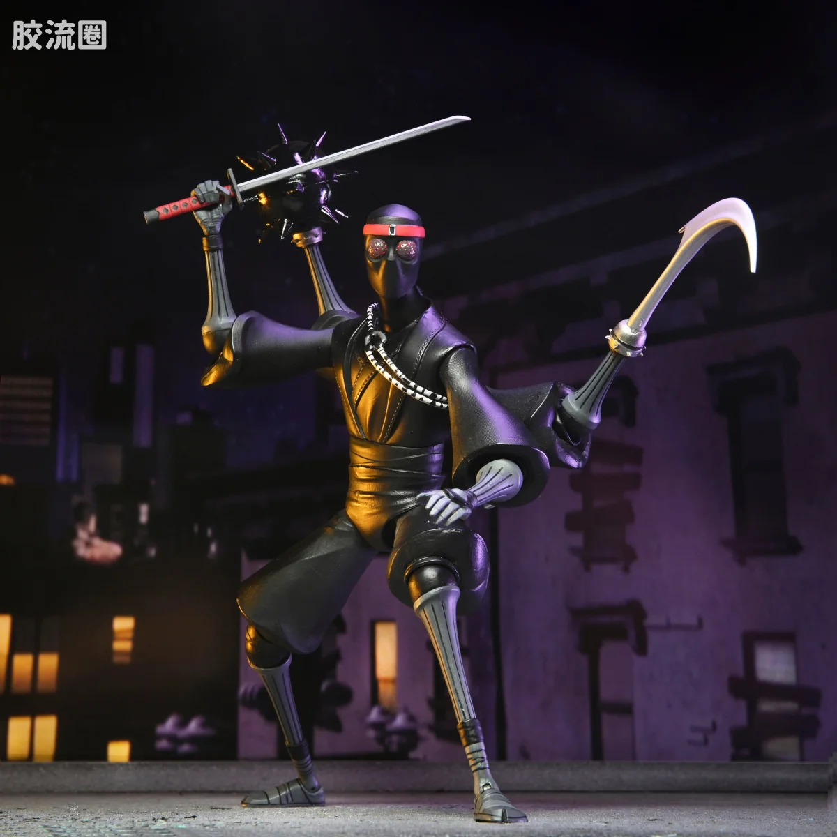 NECA 7寸可动人形系列 动画 忍者神龟系列 大脚兵 2只装 - 图片