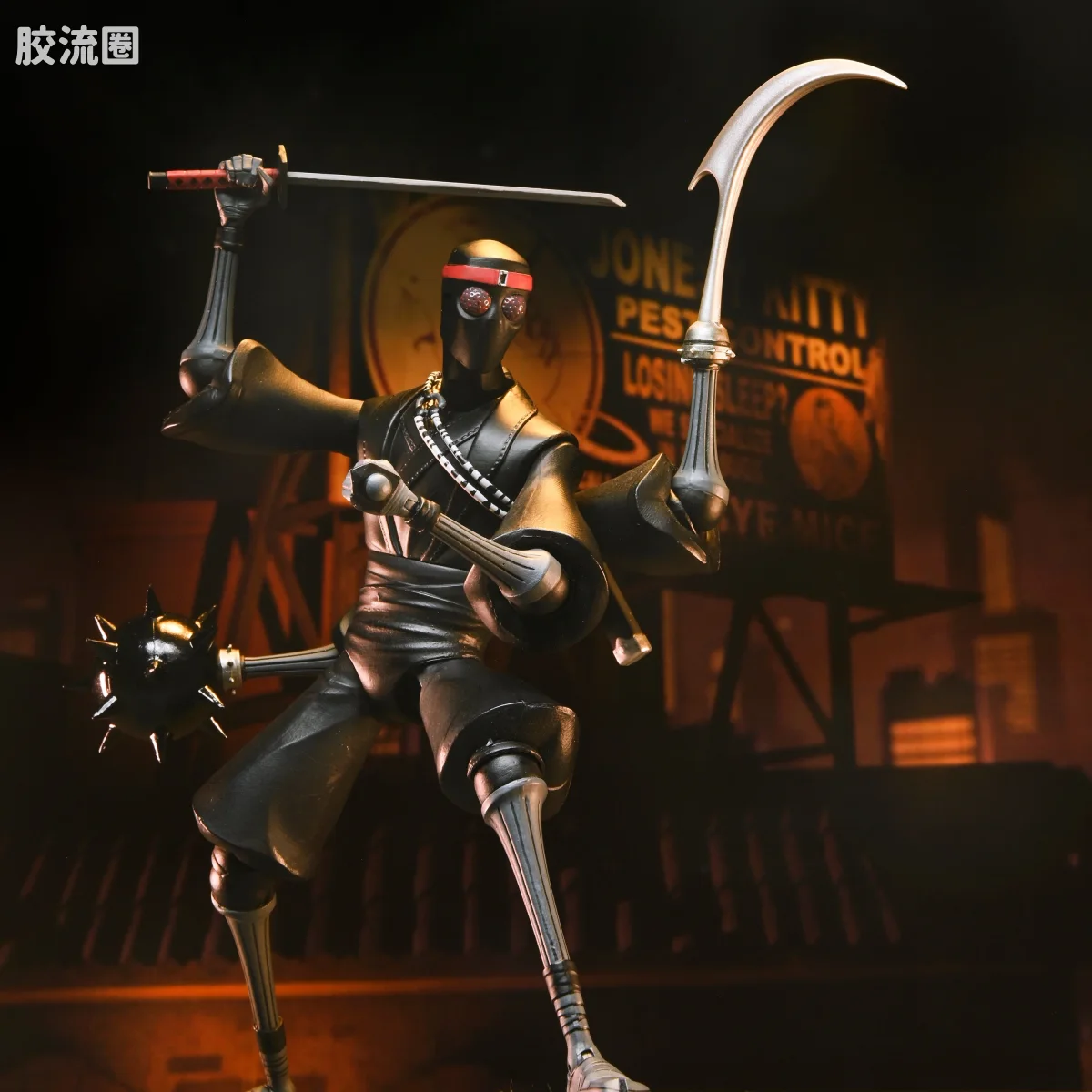 NECA 7寸可动人形系列 动画 忍者神龟系列 大脚兵 2只装 - 图片