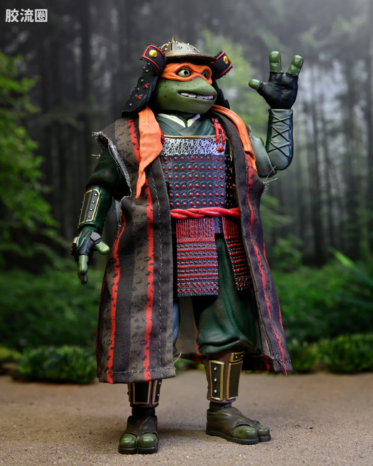 NECA 7寸可动人形系列 动画 忍者神龟系列 忍者神龟3 莱昂纳多与米开朗琪罗 - 图片