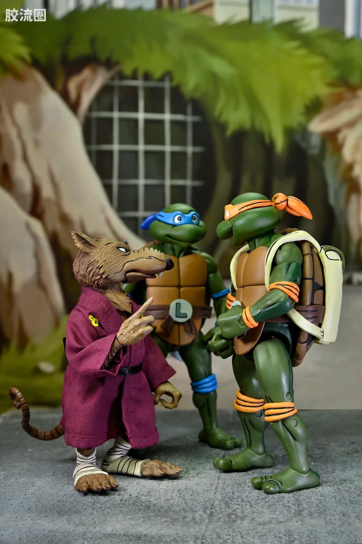 NECA 7寸可动人形系列 动画 忍者神龟系列 配件套装 - 图片