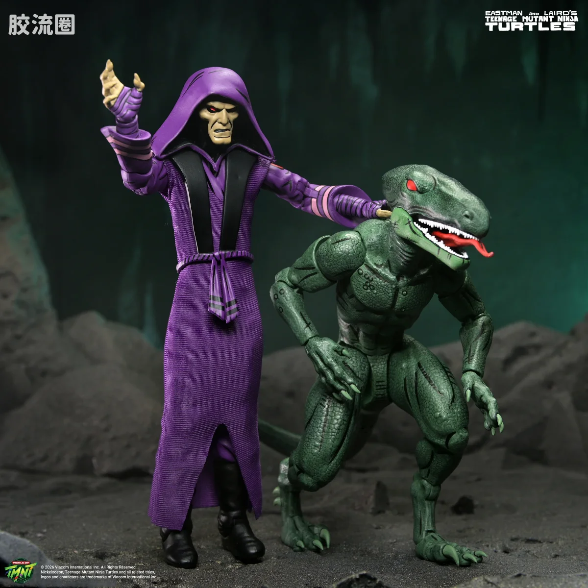 NECA 7寸可动人形系列 忍者神龟 漫画版系列 忍者神龟（幻景漫画） 大名奥凯 & 猛禽 - 图片