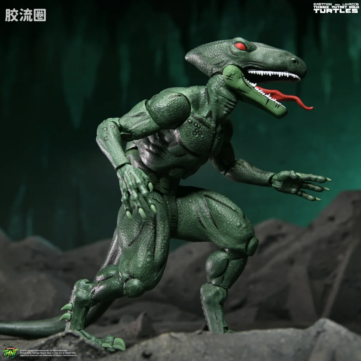 NECA 7寸可动人形系列 忍者神龟 漫画版系列 忍者神龟（幻景漫画） 大名奥凯 & 猛禽 - 图片